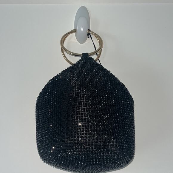 Oloa Bero  Ellie Crystal Mesh Ring Handle Bag - Picture 5 of 8